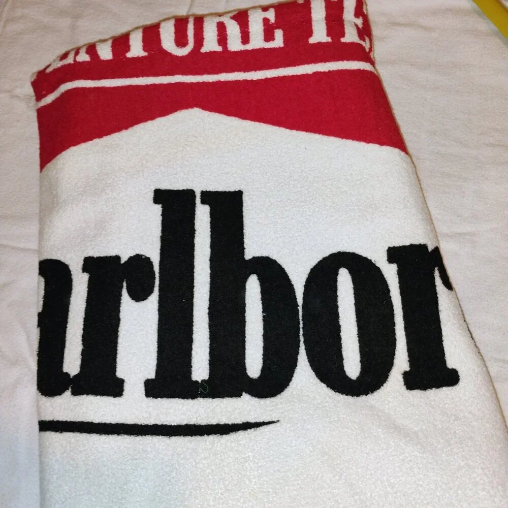 Vintage Marlboro Team beach towels